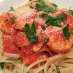 Shrimp Scampi over Linguine Shrimp Scampi over Linguine