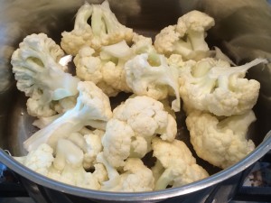 Cauliflower Alfredo with Linguine