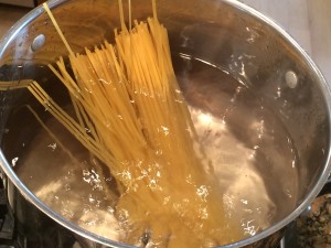 Cauliflower Alfredo with Linguine