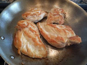 Chicken in White Wine and Thyme Sauce