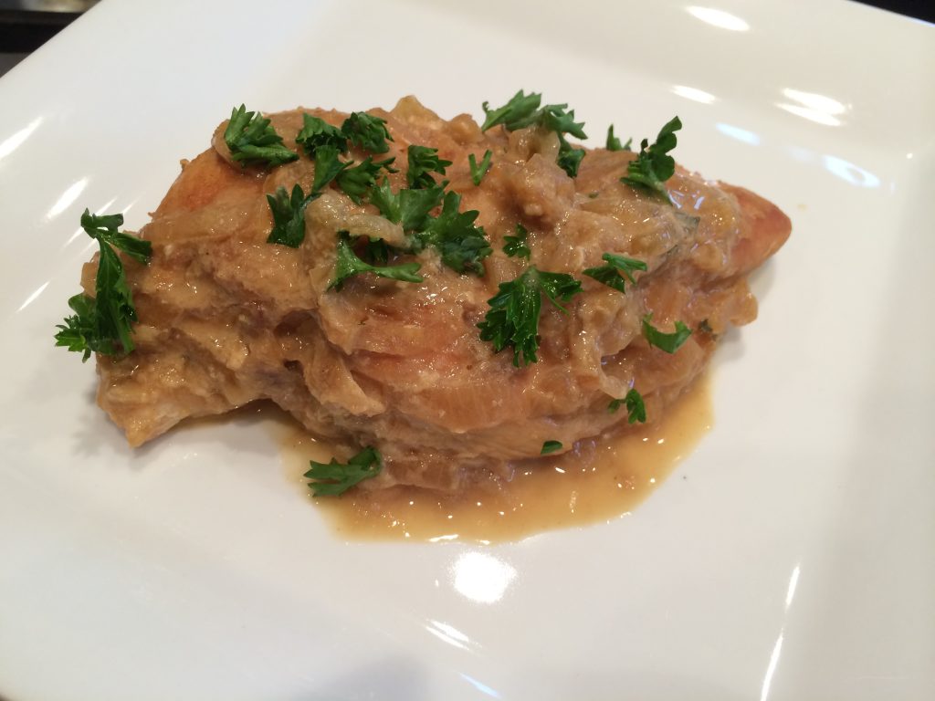 Chicken in White Wine and Thyme Sauce