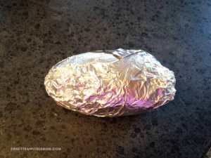 How to bake a potato