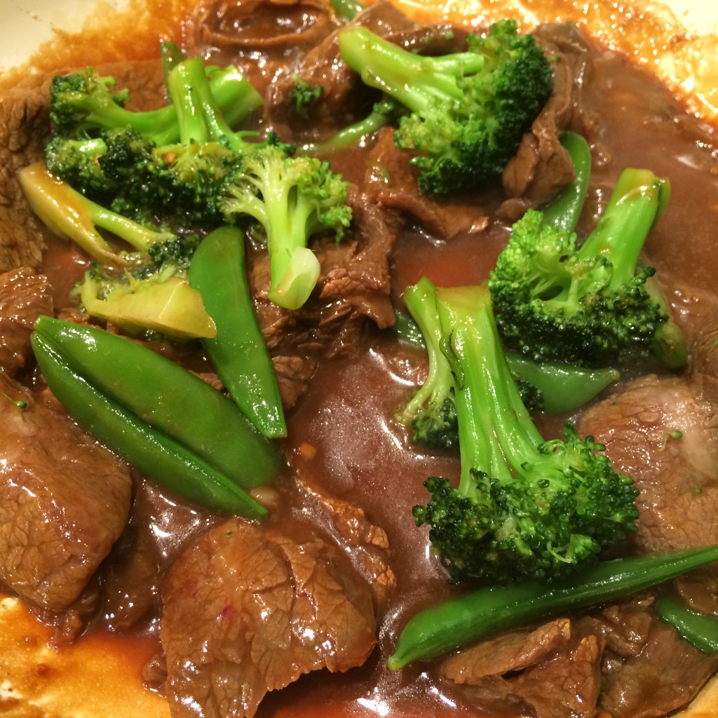 Beef and Broccoli with Snow Peas