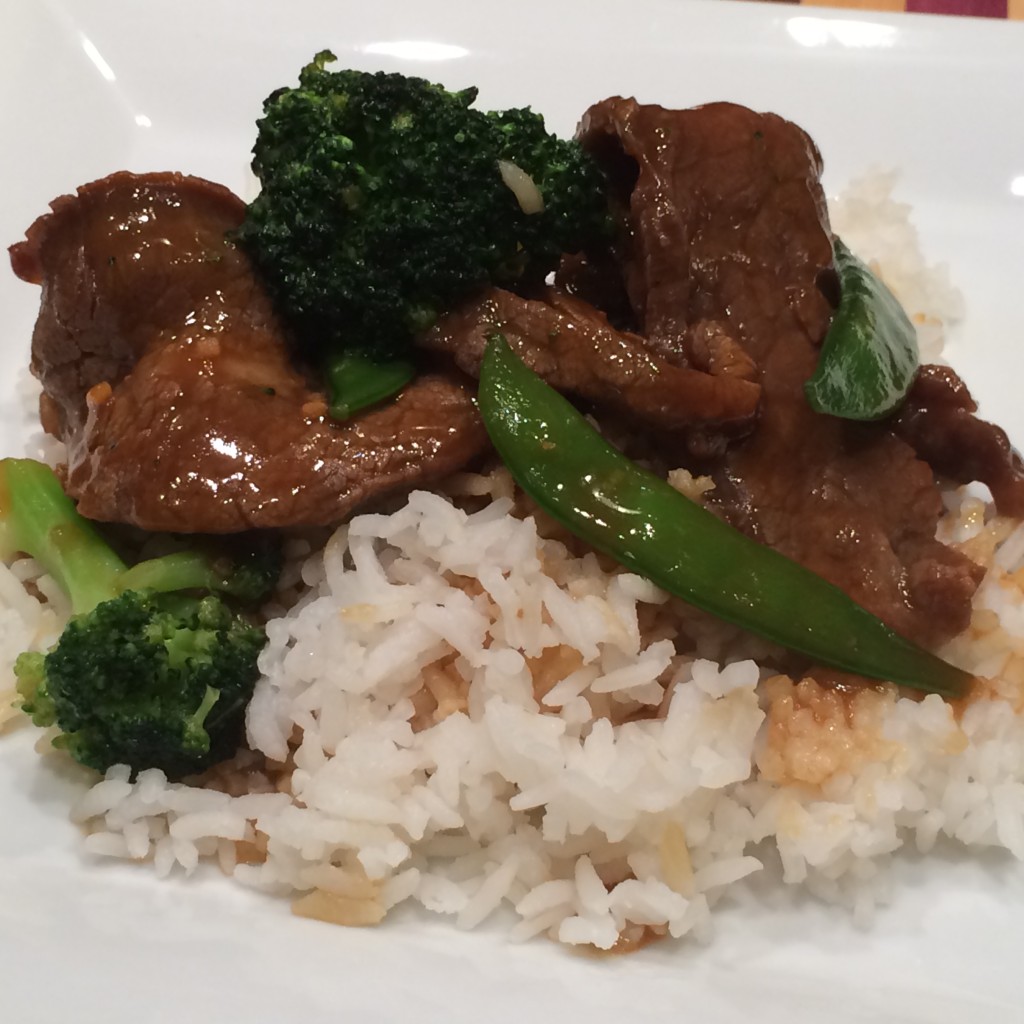 Beef and Broccoli with Snow Peas