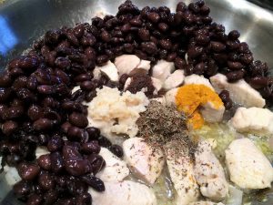 Mediterranean Chicken with Black Beans
